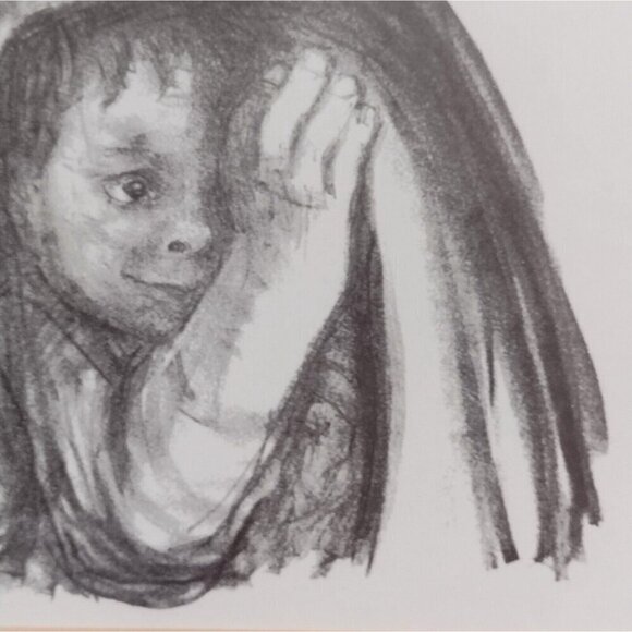 Kathe Kollwitz Framed Etching Print Seed For Sowing Should Not Be Ground 14 X 14 - Picture 4 of 11